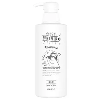 Dariya Fukeminyu Medicated For Those Concerned About Dandruff and Pump 400ml Shampoo, Anti-Dandruff, Itching, Large-Capacity Type, [Quasi-drug] белый