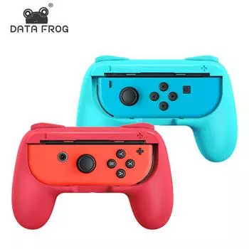 Data Frog 2 Pack для Joycon Grips Stand Holder для Nintendo Switch Controller Joystick Gamepad Grips для Joy Con Switch Oled зелёный