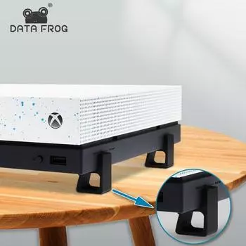 Data Frog, 4 шт., горизонтальная версия, увеличивающий кронштейн для игровой консоли Xbox One/S/X, охлаждающая подставка для Xbox One, игровые аксессуары белый