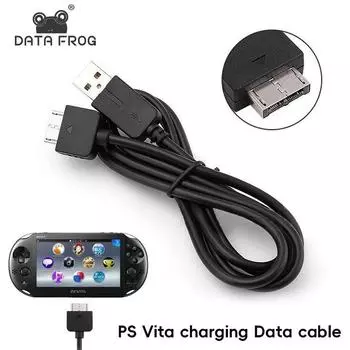 Data Frog USB-кабель для передачи данных, зарядное устройство, кабель-адаптер, кабель для зарядки и передачи данных для Playstation Psv1000 Psvita Ps Vita Psv 1000 жёлтый