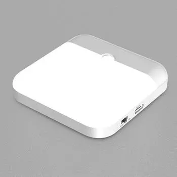 Датчик движения светодиодный светильник USB зарядка квадратный светильник для спальни кухни лестницы прихожей шкафа шкафа освещения белый