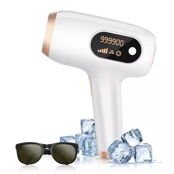 Datsumouki Hair Removal Охлаждающий эпилятор для удаления волос 5 уровней Datsumouki Hair Removal Автоматический эпилятор для домашнего использования VIO, совместимый с эпилятором, Устройство, для мужчин, для женщин, Устройство, белый
