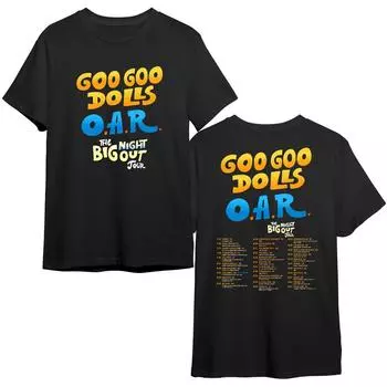 Даты тура OAR The Goo Goo Dolls 2023 Футболка унисекс OAR Tour 2023 Tour S