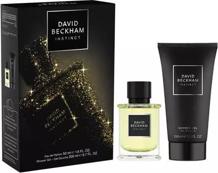 David Beckham Instinct Gift Set For Men TU прозрачный