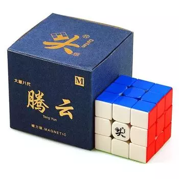 Dayan Three Cube, китайский профессиональный Magic Cubu Hongarian Per Three Fine Pro 3*3*3, магнитный TengYun M, подарок для подростков 12 лет