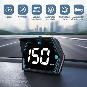 Daytime Driving HUD Head-Up Display Automatic Speed Notice Built-in Light Sensor Convenient Power Supply Brand New CHINA