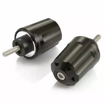 Daytona Aluminum Billet Motorcycle Bar End Honda M6 Type (CBR250RR CT125 etc.) Heavy Weight Bar End Revolver Black 99837