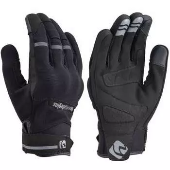 Daytona Motorcycle Gloves Spring/Summer/Autumn/Winter Soft Protector Smartphone Compatible Stretch Fit Gloves HBG-050 Black L Size 15842