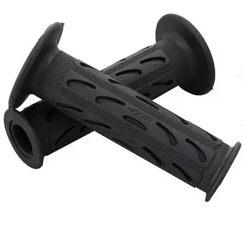 Daytona PROGRIP Motorcycle Grips for Handlebar Diameter 120mm Standard Rubber 723 Type Black 98062 22.2 End-Penetrated чёрный