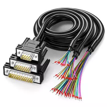 DB9 DB15 DB25 Male Female 9/15Pin удлинительный кабель Промышленный кабель порта DB9 9/15Pin клеммный провод для электронных устройств 300