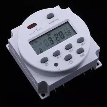 DC 12 LCD реле времени еженедельного электронного