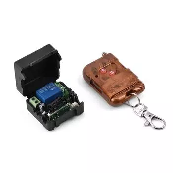 DC 12V 10A одноканальный релейный RF беспроводной переключатель приемник пульт дистанционного управления передатчик