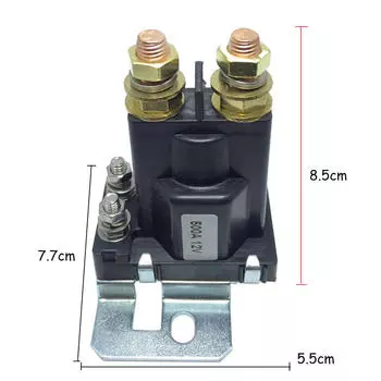 DC 12V 500A 4-контактный SPST автомобильный релейный контактор двойной изолятор батарей