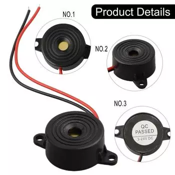 DC 12V 75dB сирена бипер зуммер звук предупреждающий сигнализация адаптер кабель для автомобиля грузовика транспортного средства напоминания о движении задним ходом аксессуары для интерьера CHINA