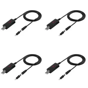 DC 5 В - 9 В 12 В USB Step Up Boost-Spannungswandlerkabel + 3,5 x 1,35 мм Stec