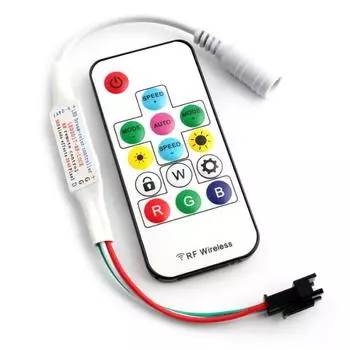 DC 5V 12V Mini LED RGB контроллер ленты 14 клавиш Rgbw Rgbww RF беспроводной пульт дистанционного управления 2812 2835 5050 диммер для полосы света