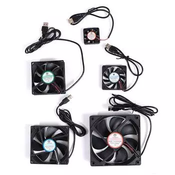 DC 5V Usb бесщеточный подшипник скольжения Fen компьютер ПК бесшумный кулер охлаждающий вентилятор Lot 4cm