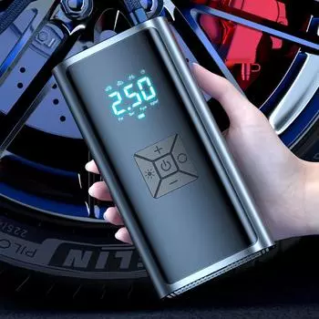 DC 7.4V 60W 150PSI Мини Автомобильный Насос Для Накачивания Электрический Ручной Беспроводной Зарядки Цифровой Дисплей Шинный Насос