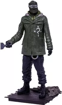 DC Мультивселенная DC Comics THE BATMAN Riddler 12 дюймов поза статуэтка зеленая зелёный