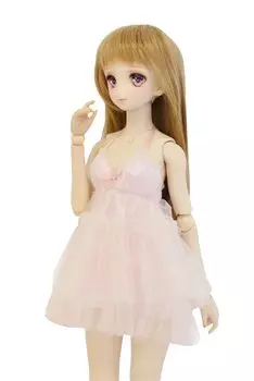 DD совместимое пушистое платье из тюля розовое 60 см кукла BJD одежда для кукол [Petite Marie] 1/3 [Petite Marie] [№ 0071] розовый