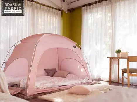 DDASUMI Heating Tent Fabric for People 1-2 (Pink)