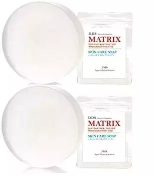 DDS MATRIX SKIN CARE SOAP Уход за кожей 80 г Очищающее мыло для лица и всего тела Набор из 2 шт. (Матричное мыло)