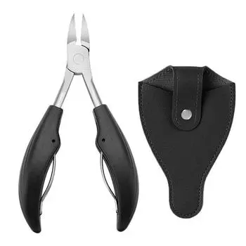 Dead Skin Dirt Remover Thick Toe Nail Clippers Cut Toenail Tool Foot Care Tool Toenails Nippers black-Style 3