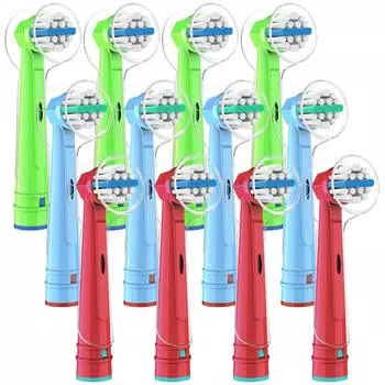 Dealswin Brown Oral B электрическая зубная щетка совместимая сменная щетка для детей мягкая совместимая щетка Sumizumi Clean Kids EB10 зубная щетка 12