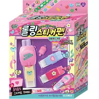 Deco Deco Rolling Stick Pen, набор конфет из хлопка, разные цвета, популярные игрушки для корейских детей
