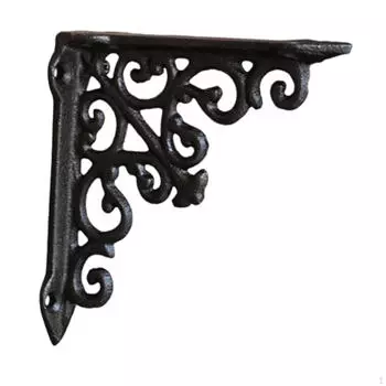 Decorative Shelf Bracket Support Duty with Screws Supporter Shelving for Living Room S