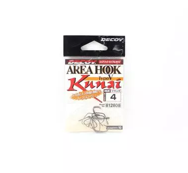Decoy AH-5 Kunai Area Одинарные крючки для приманок Размер 4 (2808)