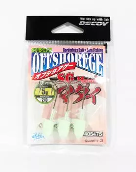 Decoy OS-34G Glow SG Head Super Light Tenya Размер 2/0, 5 грамм (5475)