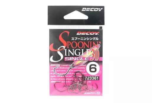 Decoy Single 30 Spoonin Single Lure Крючок Размер 6 (3361)