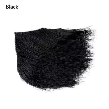 Decoy Skin Fur Material Fly Hook Deer Hair Hook Deer Hair Patches Tying Material Fly Fishing Lure black