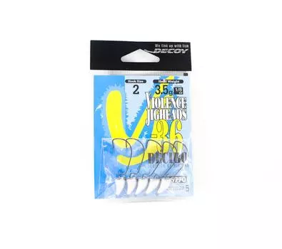 Decoy VJ-36 Джиг-головка Decibo Worm Hook Джиг-головка Размер 2, 1/8 унции (5770)