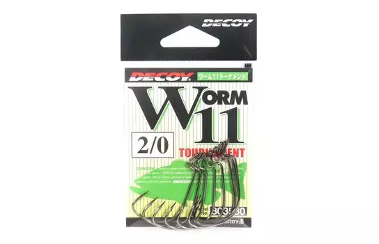 Decoy Worm 11 Tournament Worm Hook Размер 2/0 (3530)