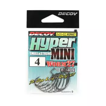 Decoy Worm 27 Hyper Mini Крючок для червей, размер 4 (6409)