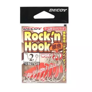 Decoy Worm 29 Крючки Rock n Hook Cut Cut Worm, размер 2 (7925)