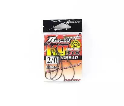 Decoy Worm 417 Крючки с кольцом, кг, размер 2/0 (8885)