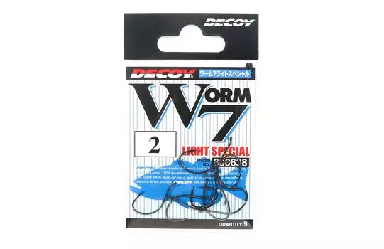 Decoy Worm 7 Специальные крючки Light Worm, размер 2 (0638)