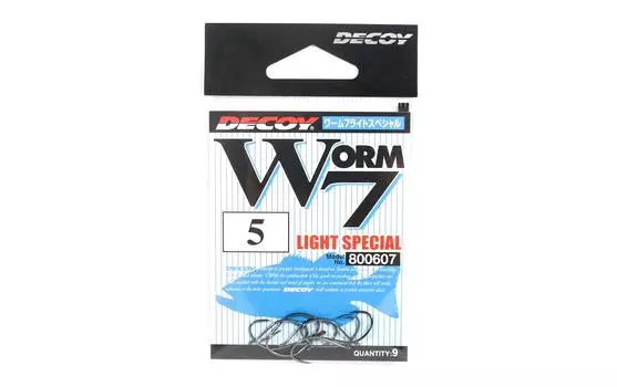 Decoy Worm 7 Специальные крючки Light Worm, размер 5 (0607)