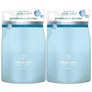 Deep Experience Head Spa Treatment Refill 350 г x 2 Refresh x Smooth h&s H&S [Оптовая закупка] синий