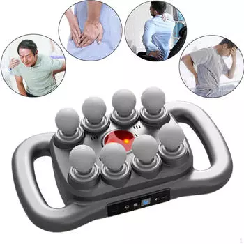 Deep Tissue Massage Percussion Muscle Massager for Back Legs Women Men Gifts 8 Head