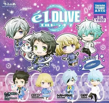 Deformed elDLIVE Eldlive all 4 types set Gacha Gacha