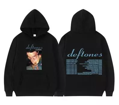 Deftones Вокруг Меха Tour Band Концерт Толстовка Унисекс Хип-Хоп Пуловеры Толстовки Унисекс Женская Мода y2k Толстовка Унисекс Streetwea Унисекс 2XL