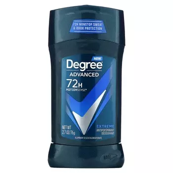 Degree, Advanced 72 Hour Motion Sense, дезодорант-антиперспирант, Extreme, 76 г (2,7 унции)