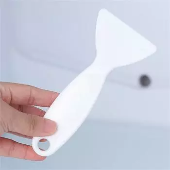 Deicing Shovel Fast Shovel Ice Freezer Deicer Ice Smooth Handle Durable Material Useful Fridge Tools Defrosting Shovel белый