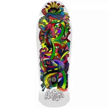 Дека для скейтборда Santa Cruz Hosoi Picasso White Old School Re-Issue 10.3