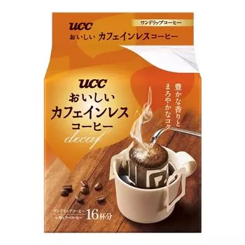 Декофеинизированный UCC Delicious Декофеинизированный кофе One Drip Coffee 16 чашек x 6 штук OISI