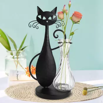 Декоративная ваза Black Cat Flower Pot Collection Современная цветочная композиция в горшке Контейнер для